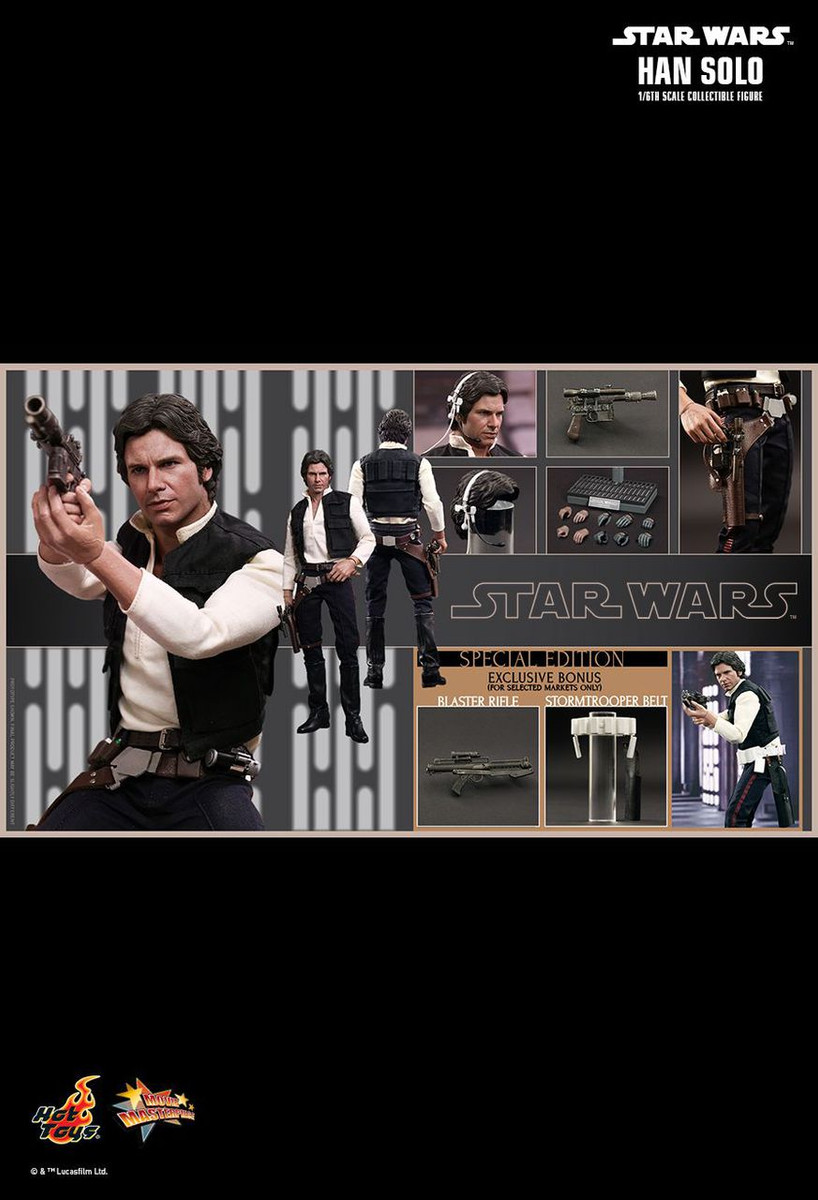 Hot Toys MMS261 Star Wars Episode IV a New Hope Han Solo 1/6 scale  Collectible Figure-Special Edition - KGHobby Toys and Models Store