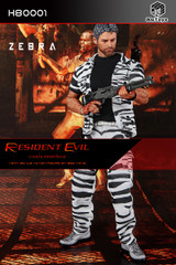 80s Toys: H80001 1/6 Resident Evil-Chris Redfield Figure (Zebra Suit Version)