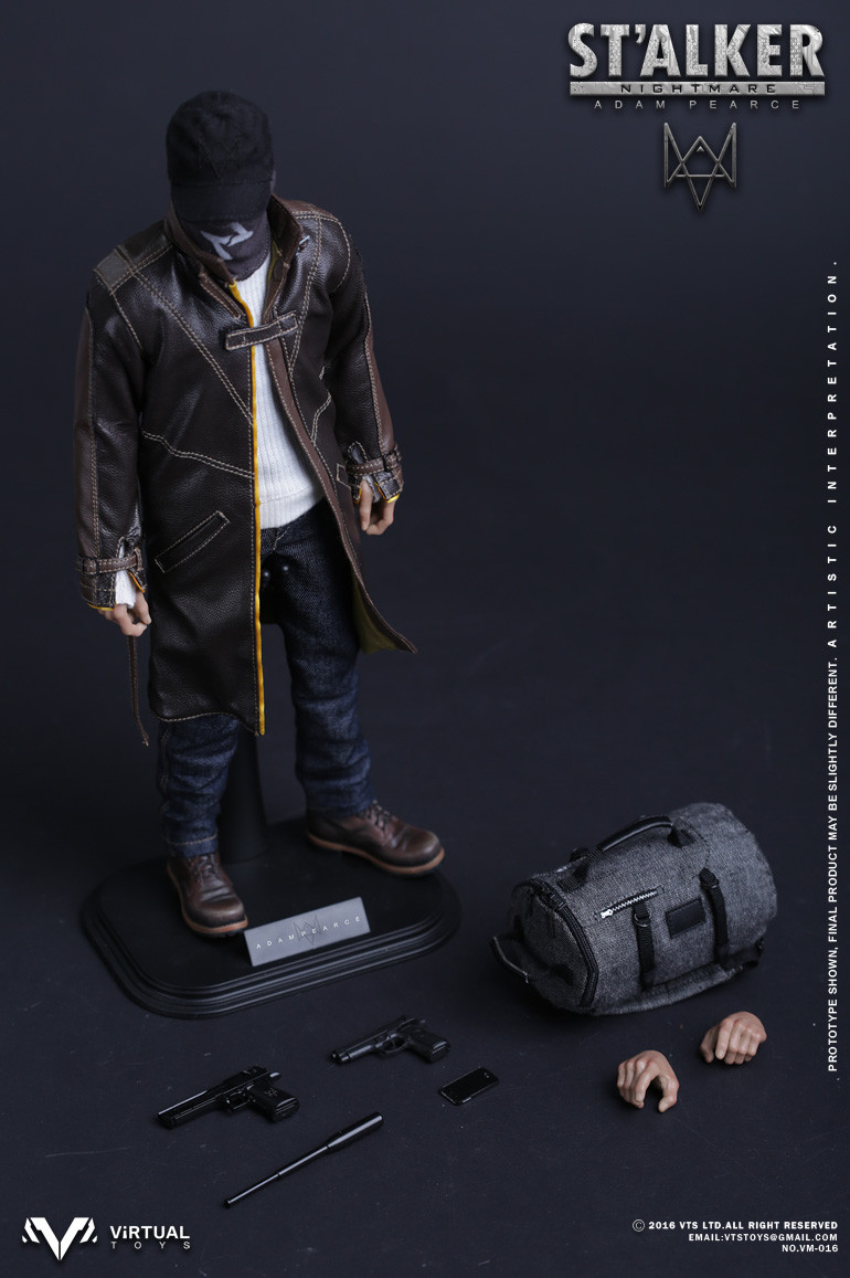police baton 1//6 Scale VTS Toys VM-016 NIGHTMARE STALKER phone