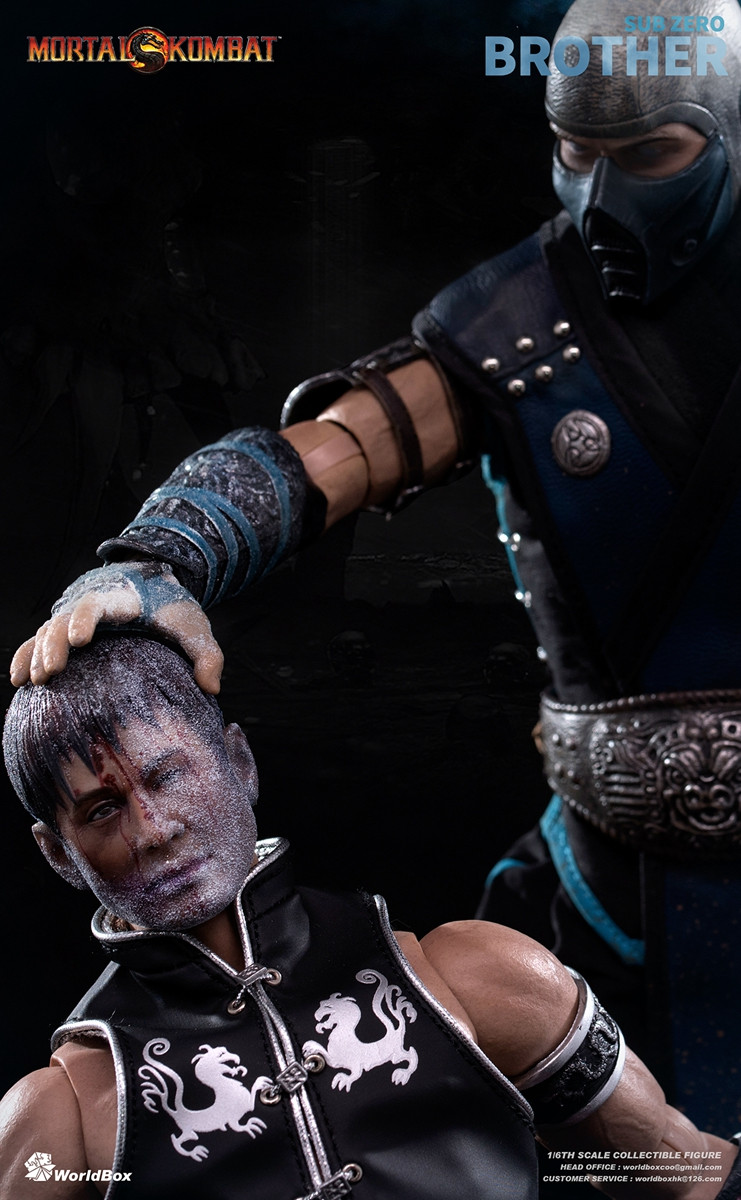 Worldbox 1/6 Mortal Kombat Sub Zero 2.0 Brother Action
