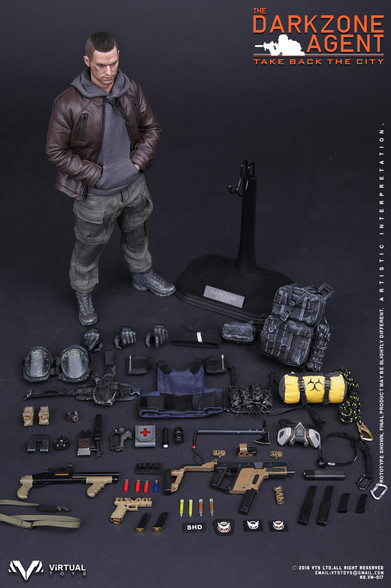 VTS TOYS VM-017 1/6 The Divisoin Darkzone Agent Action Figure