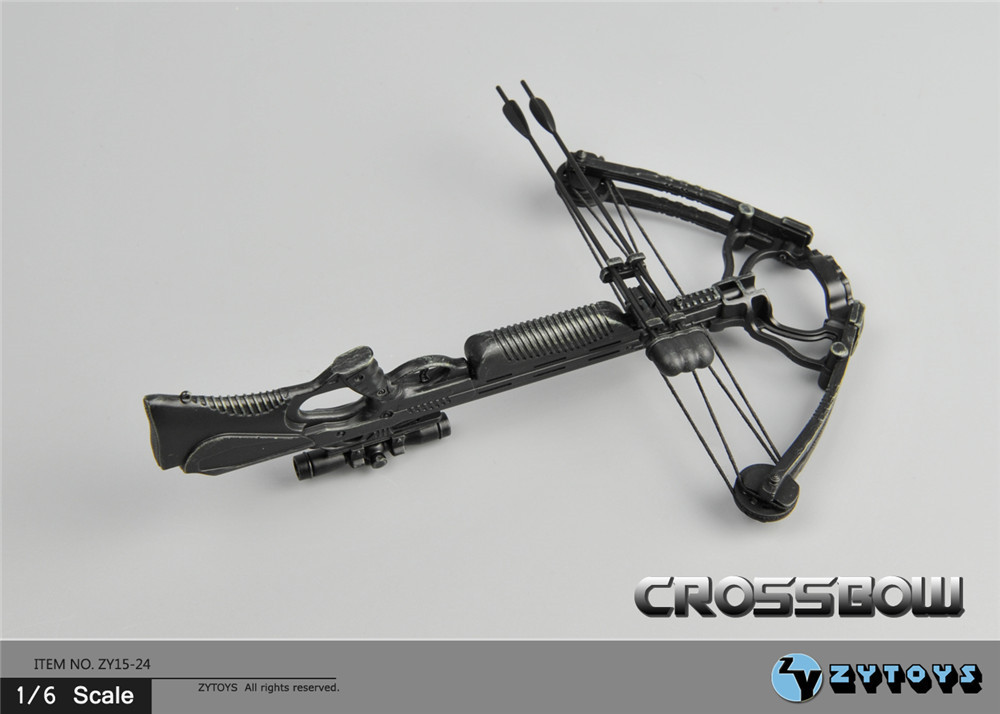 ZYTOYS 1/6 Scale Crossbow Model for 12" Action Figure Accessories 