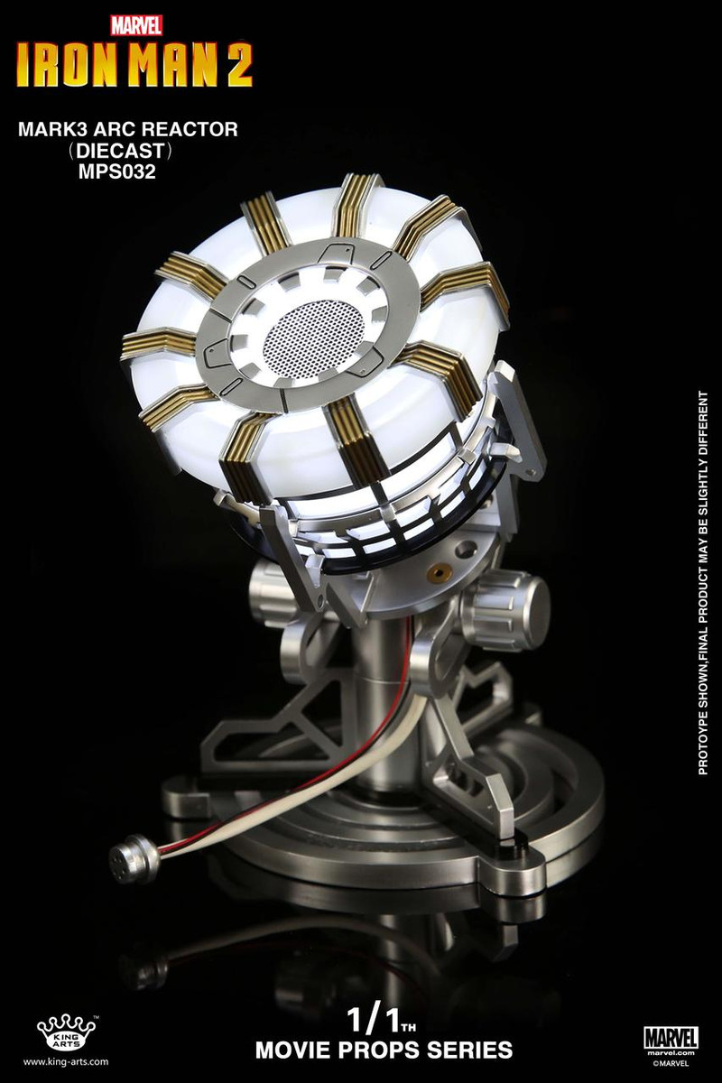 King Arts 1/1 Movie Props Series Iron Man Reactor - mark 6