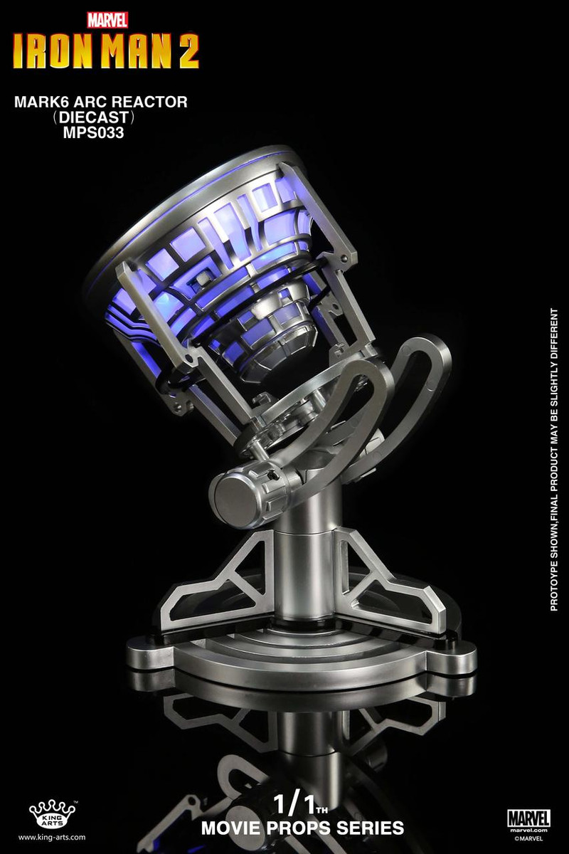 King Arts 1/1 Movie Props Series Iron Man Reactor - mark 6