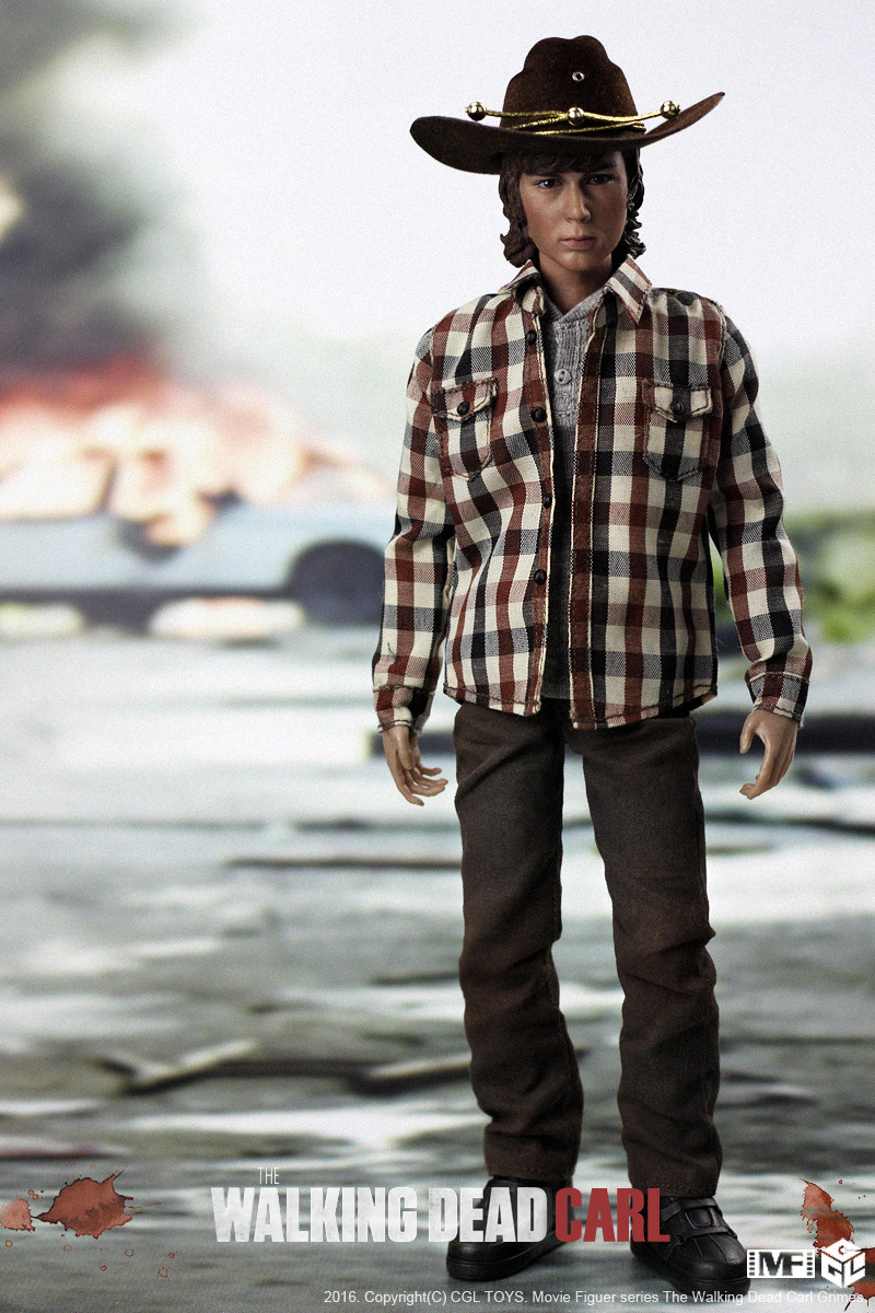 Zombie Hunter Carl 1/6スケールフィギュアモーガンカール 装備が豊富！ウォーキングデッドのカールの可動フィギュア】CGL TOYS