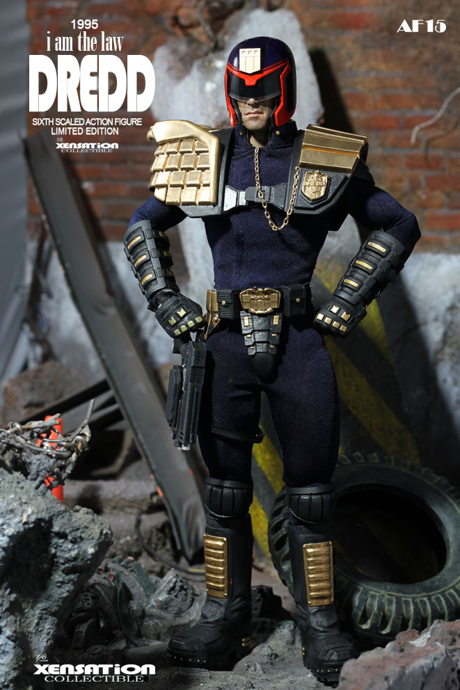 Xensation Af15 1 6th Scale Sylvester Stallone Judge Dredd 12 Action Figure