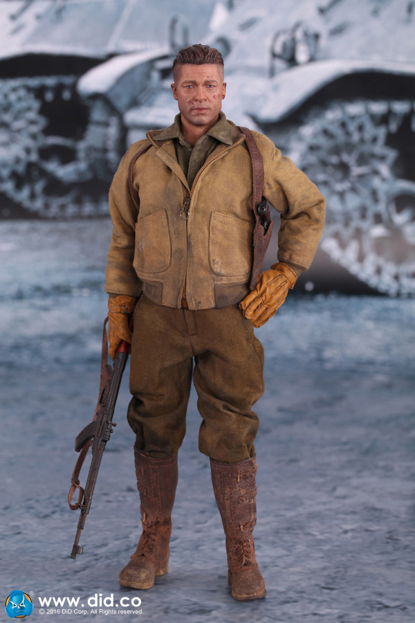 DID WWII US Brad Pitt Fury 1/6 Action Figure Special Editon