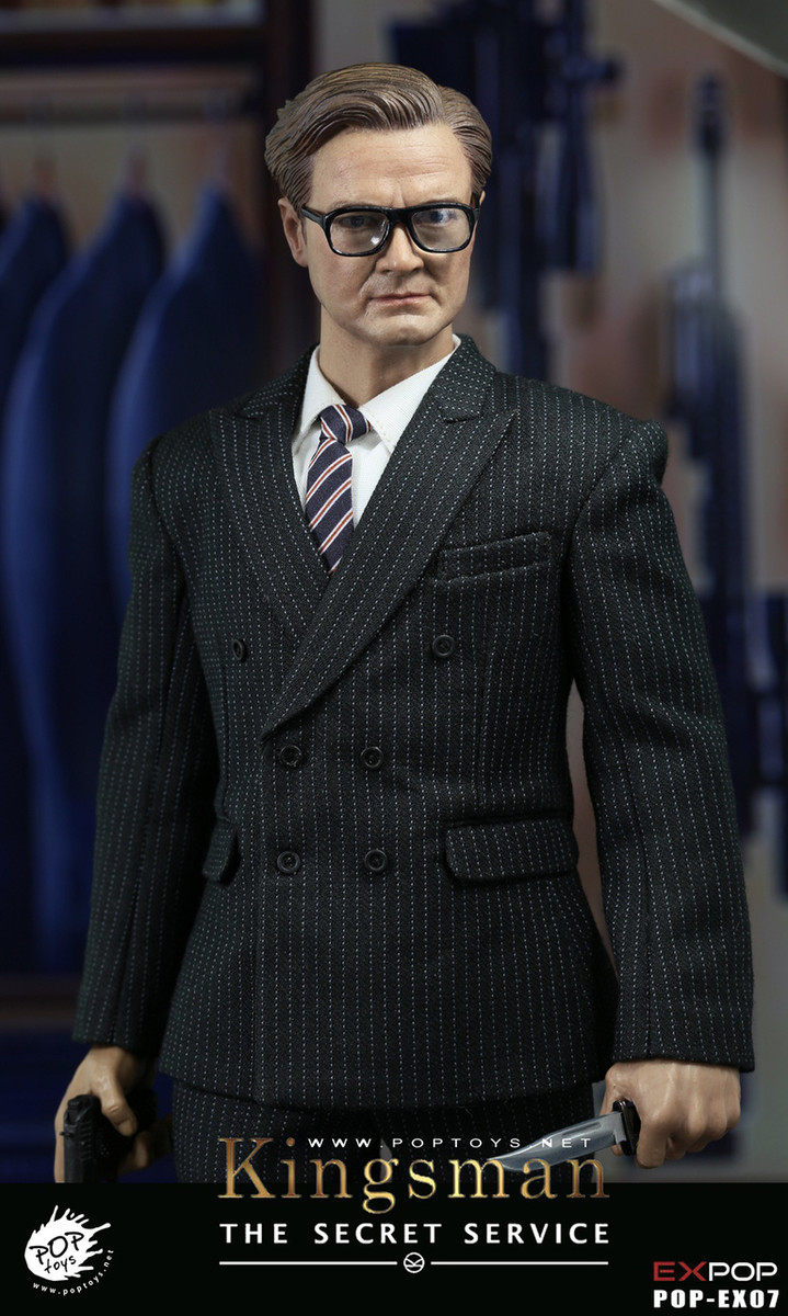 POPTOYS EX07 1/6 Colin Firth Kingsman service whole-boxed Figure