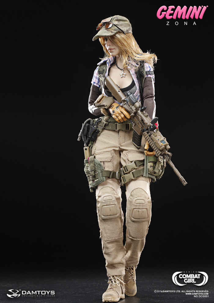 DAMTOYS DCG001 1/6 COMBAT GIRL Series Gemini Zona Action Figure