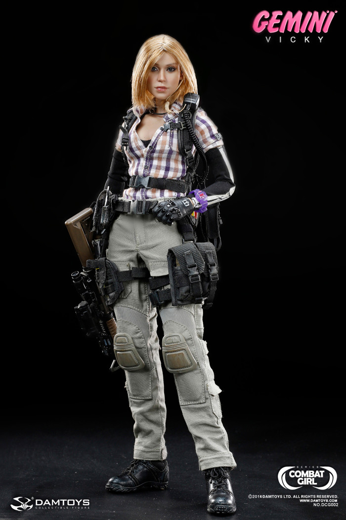 DAMTOYS 1/6　コンバットガール　ジェミニ　ヴィッキー Amazon.co.jp: DAMTOYS DCG002 コンバットガール ジェミニ