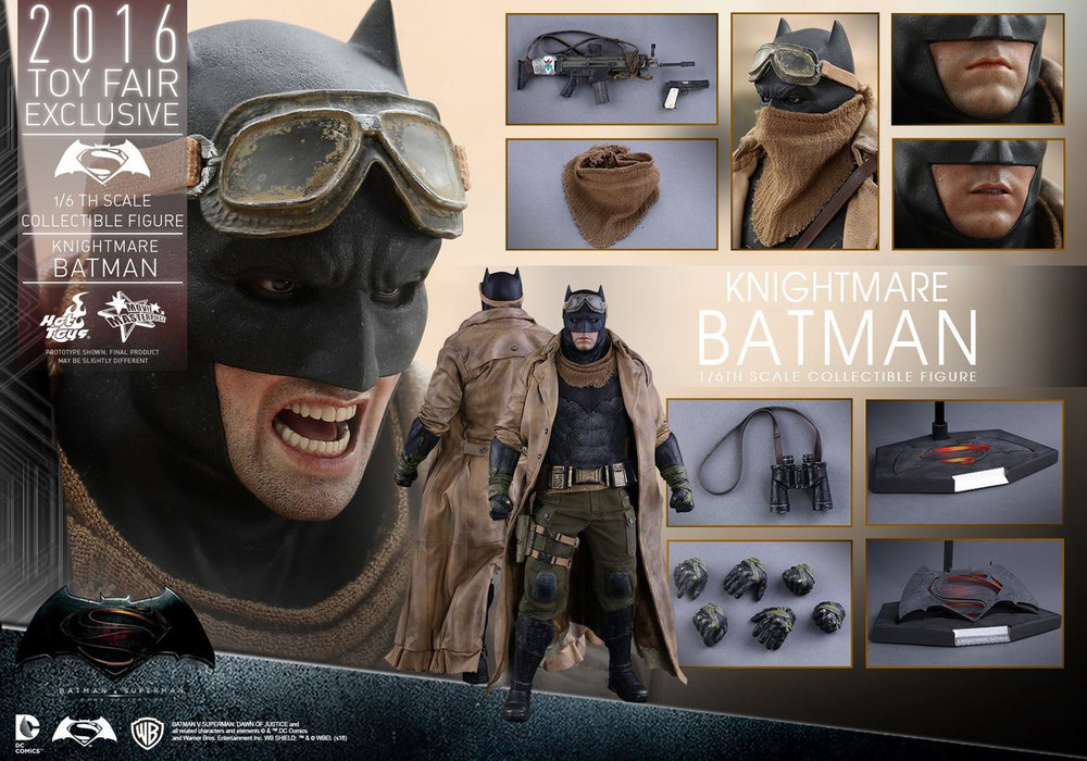 HOT TOYS BATMAN V SUPERMAN: DAWN OF JUSTICE KNIGHTMARE BATMAN 1/6TH SCALE  COLLECTIBLE FIGURE - KGHobby Toys and Models Store