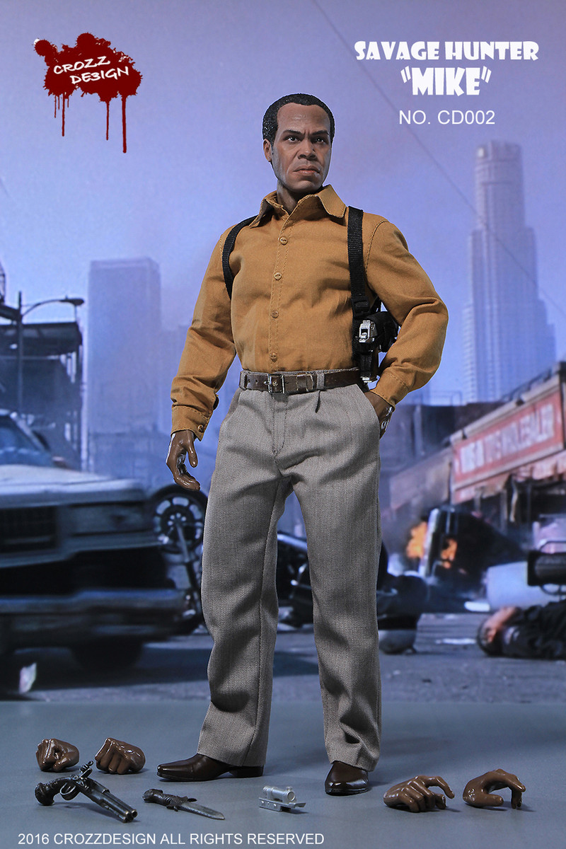 CROZZ DESIGN CD002 Preadator 2 Danny Glover SAVAGE HUNTER 1/6
