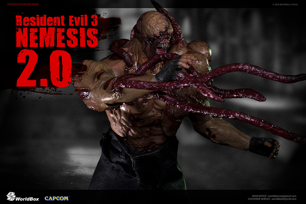 World Box Resident Evil 3 Boss 1/6 Nemesis 2.0 action figure