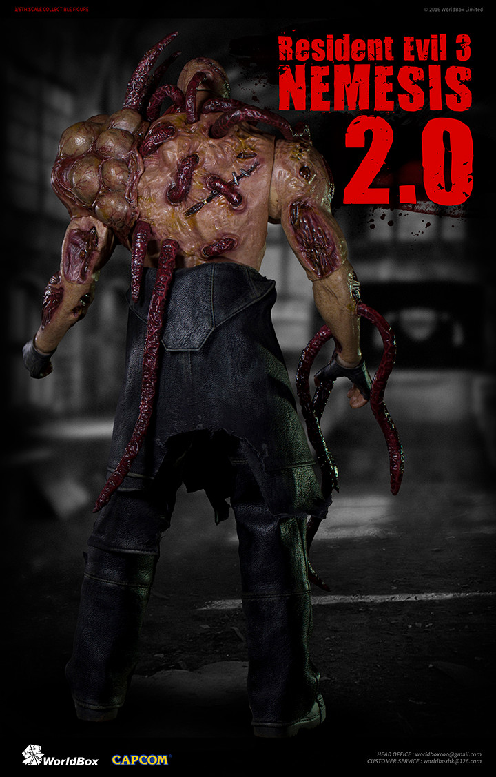 World Box Resident Evil 3 Boss 1/6 Nemesis 2.0 action figure