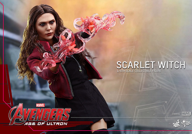 1/6 Scale Hot Toys  MMS301 Avengers Age of Ultron Scarlet Witch Ultron Heart