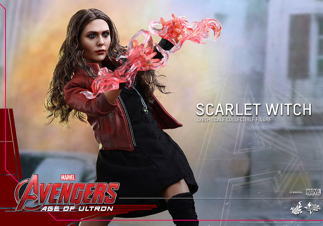 1/6 Scale Hot Toys  MMS301 Avengers Age of Ultron Scarlet Witch Ultron Heart