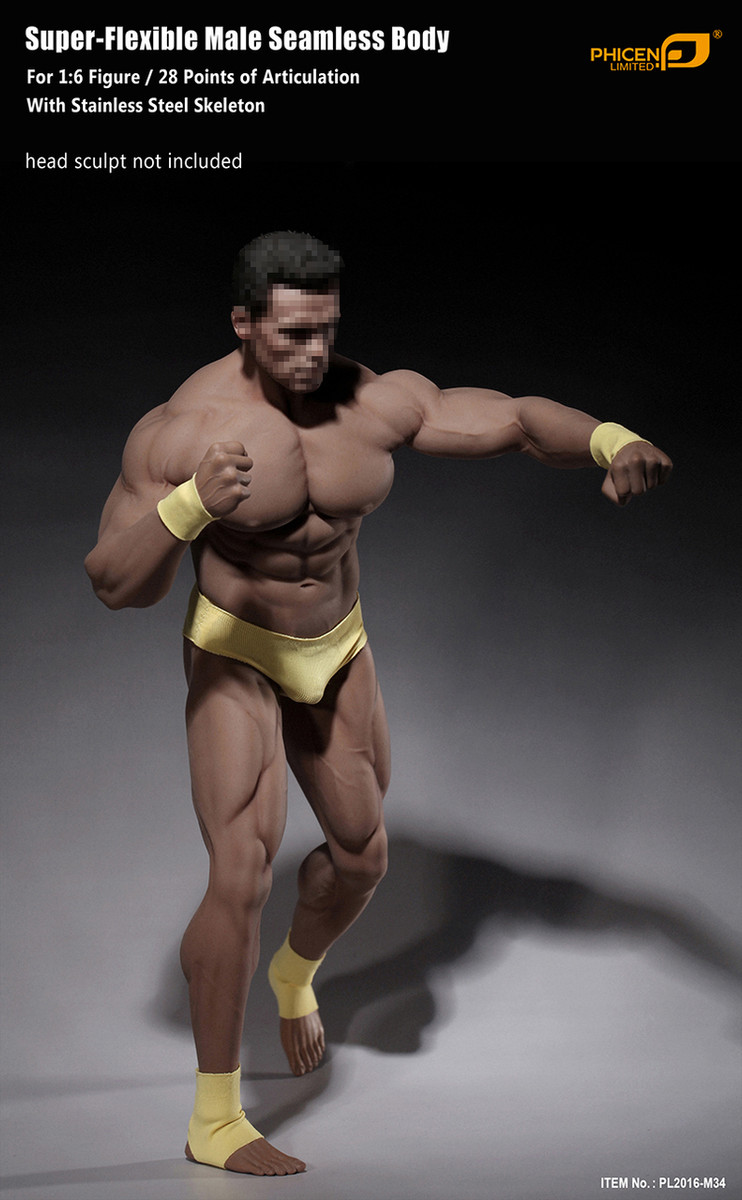 Details about   Phicen PL2016-M34 Flexible 1/6 Seamless Male Super Muscular Body IN STOCK
