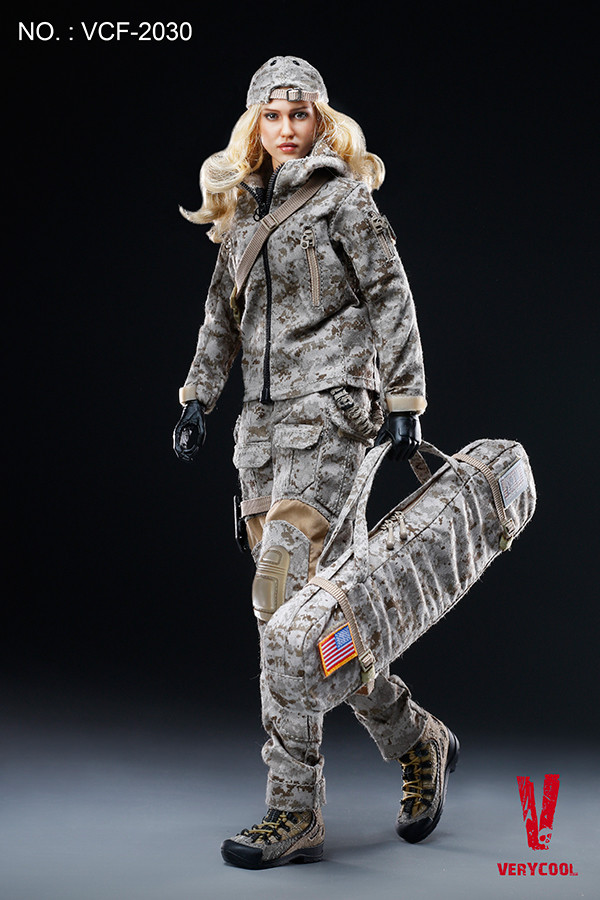 Maxbell Fashion 1:6 Scale Female Soldiers Camouflage Clothing Accs