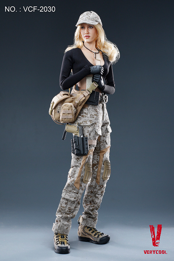 Body only VERYCOOL 1/6 Scale Digital Camouflage Women Soldier Max