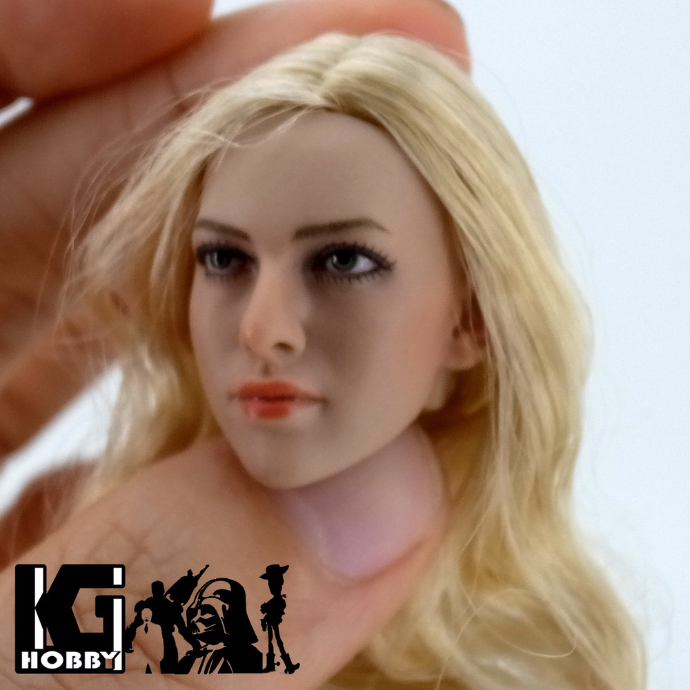 Details about   1/6 KIMI Toys Women Blond Female Head Sculpt  Girl Head Model F 12" PH Body 