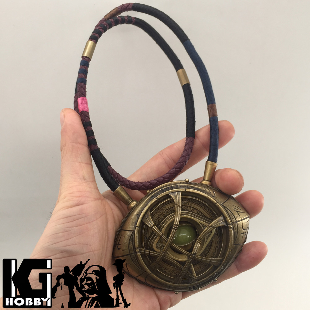 Dr Strange Ring & Necklace Eye of Agamotto Glow in the Dark Pendant Co