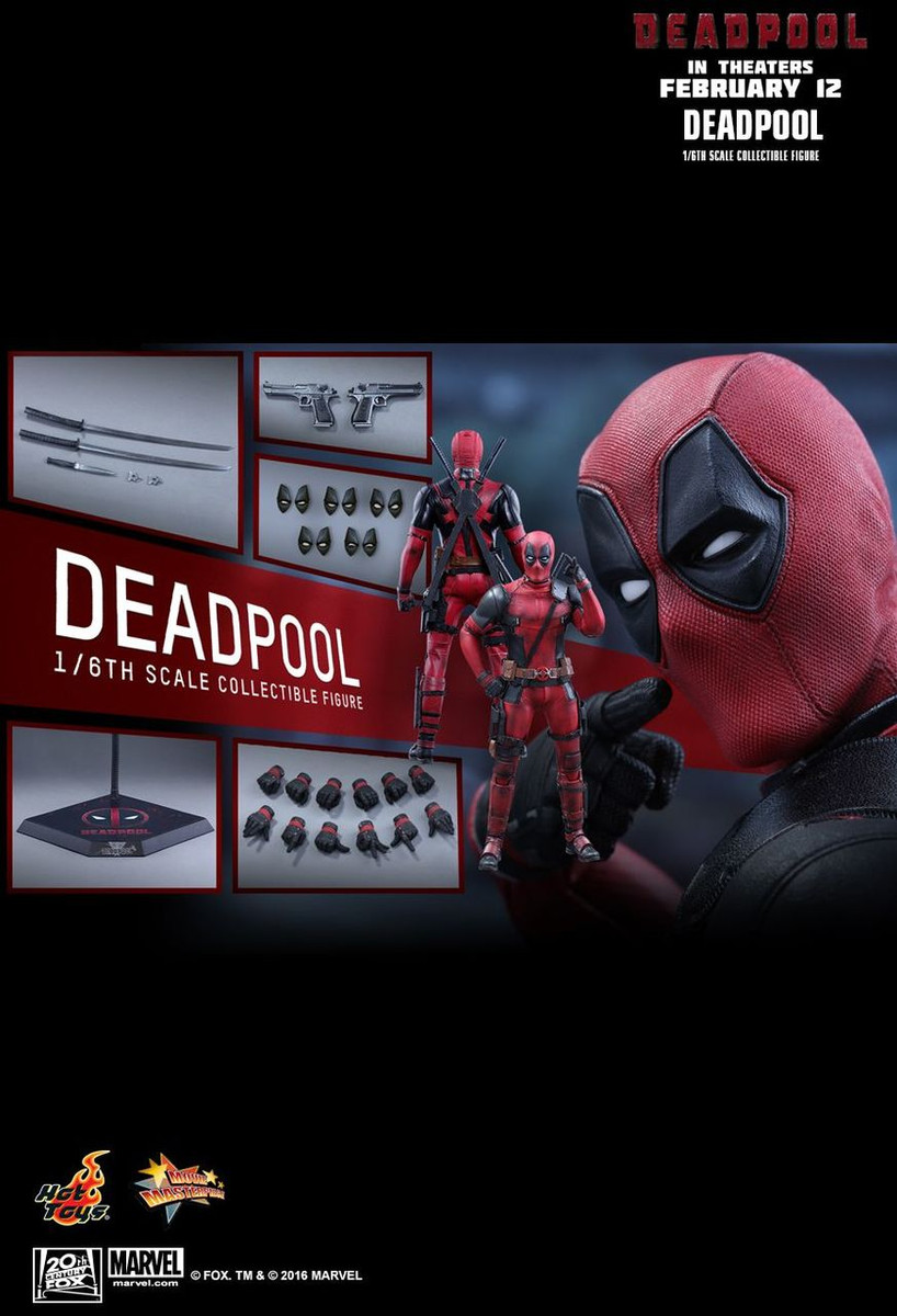 HOT TOYS MMS347 MARVEL DEADPOOL 1/6TH SCALE