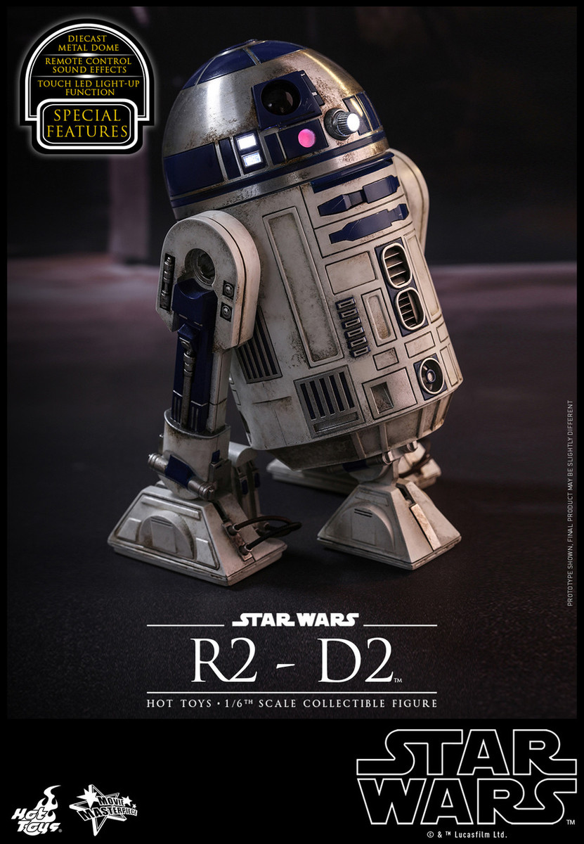 R2-D2 IN STOCK Hot Toys 1/6 MMS408 Star Wars The Force Awakens