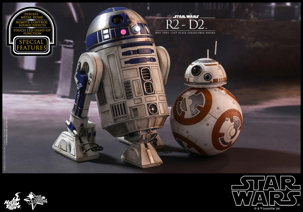 R2-D2 IN STOCK Hot Toys 1/6 MMS408 Star Wars The Force Awakens