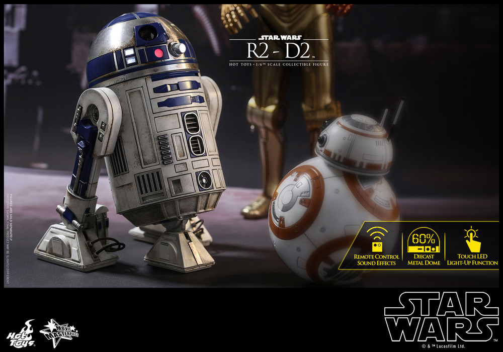 Hot Toys MMS408 Star Wars: The Force Awakens 1/6th scale R2-D2