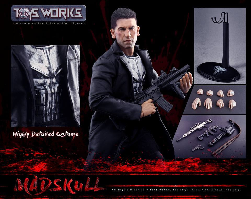 Toys Works TW001 1/6 MadSkull The punisher action figure