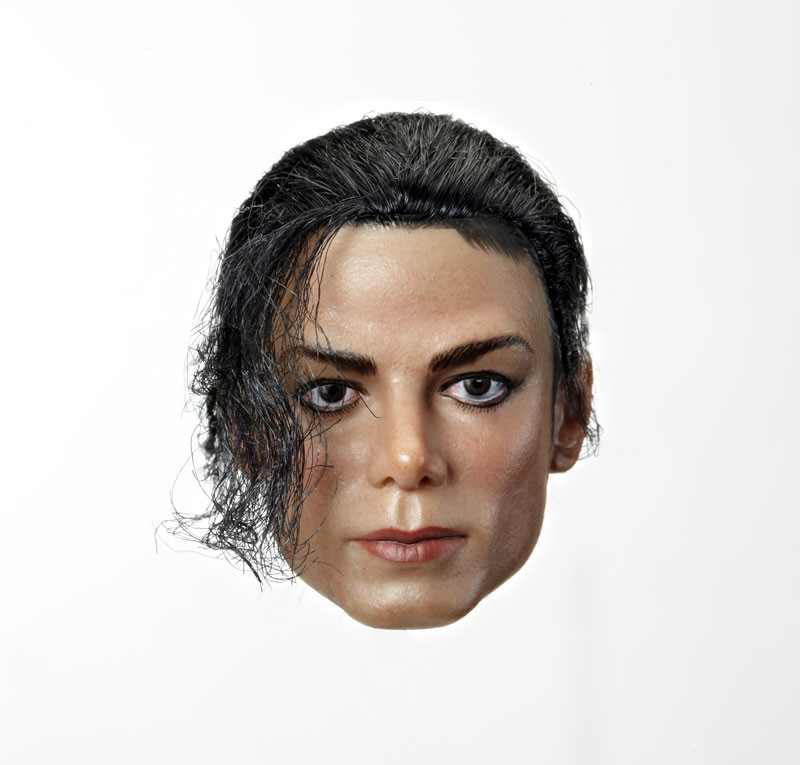 Custom 1/6 Scale King of Figure KF003c Michael Jackson head Sculpt