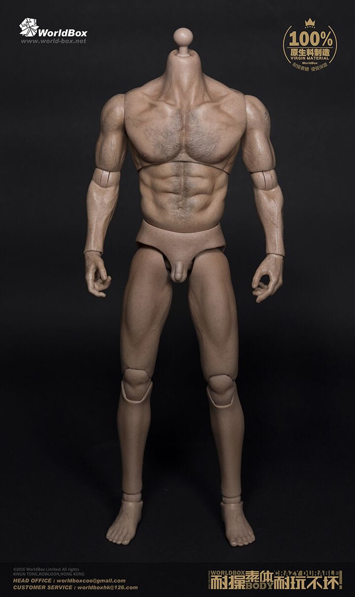 Custom 1/6 Nude Action figure Body-Narrow Shoulder with 