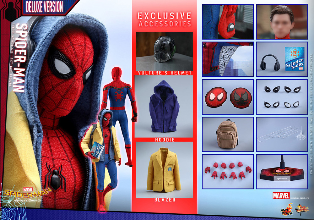 hot toys spider man deluxe