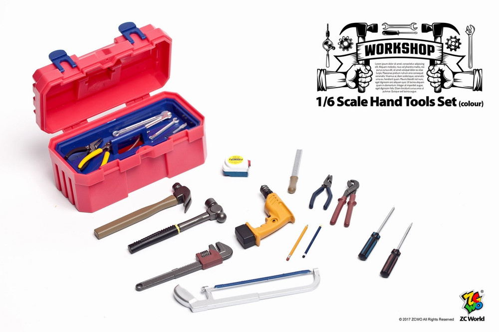 Mono 1/6th Scale ZCWO Hand Tools Set