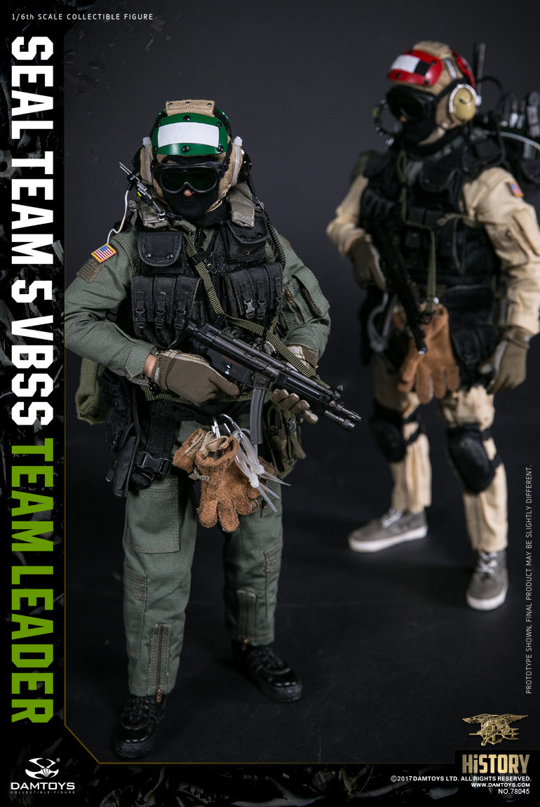 DAMTOYS 1/6 SEAL TEAM 5 VBSS TEAM LEADER 78045 1/6 FIGURE