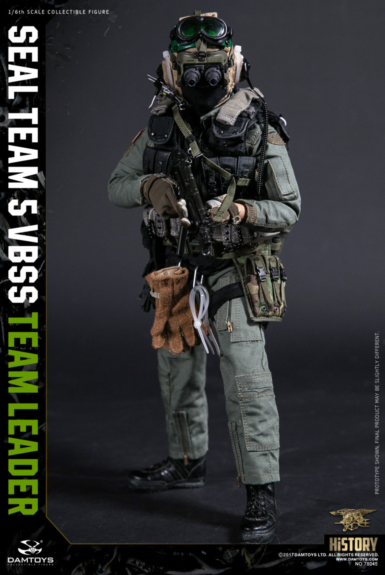 DAMTOYS 1/6 SEAL TEAM 5 VBSS TEAM LEADER 78045 1/6 FIGURE