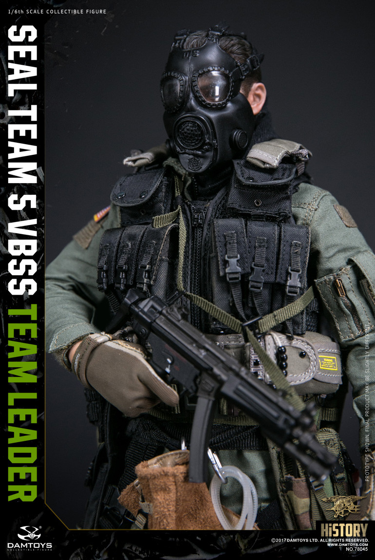 DAMTOYS 1/6 SEAL TEAM 5 VBSS TEAM LEADER 78045 1/6 FIGURE