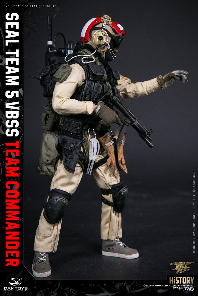 DAMTOYS 1/6 SEAL TEAM 5 VBSS TEAM COMMANDER 78046 1/6 FIGURE