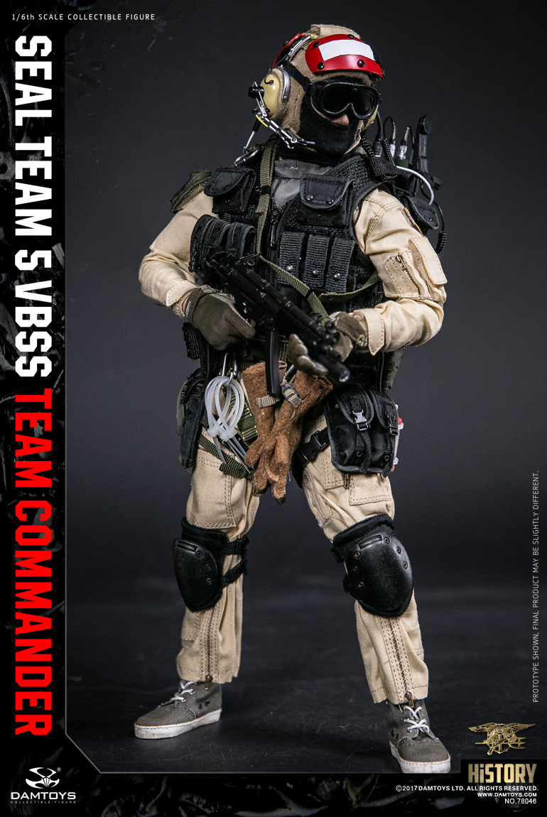 Damtoys Seal Team 5 VBSS Team Leader MP5 1/6 toys Dam SubMachine Gun Art  Joe 