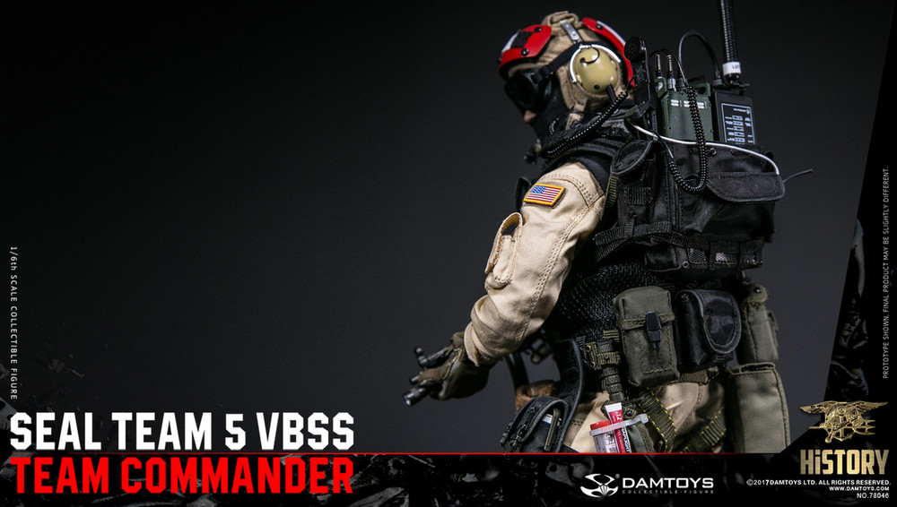 DAMTOYS 1/6 SEAL TEAM 5 VBSS TEAM COMMANDER 78046 1/6 FIGURE