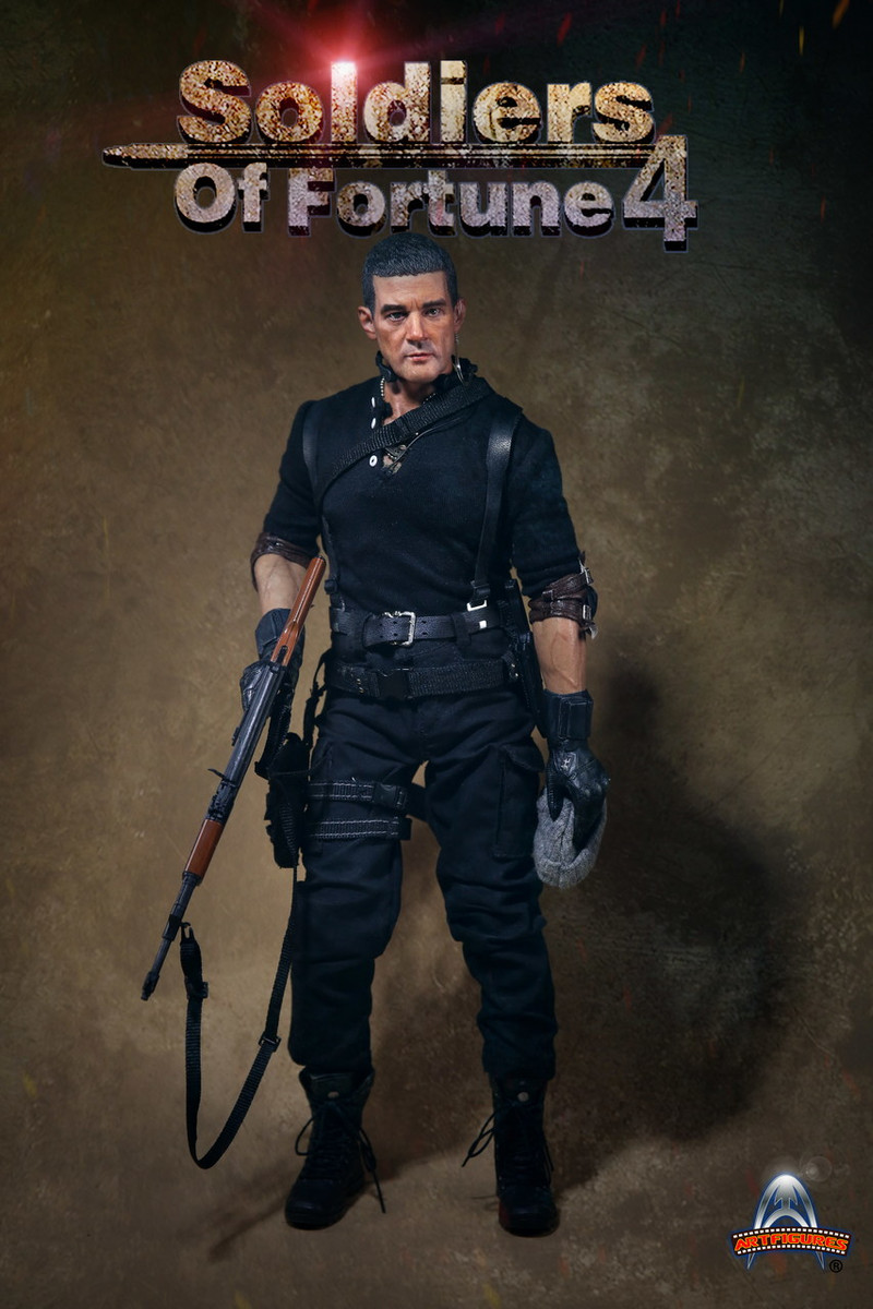 Art Figure AF-023 Soldiers Of Fortune 4 1/6 Figure Expendables