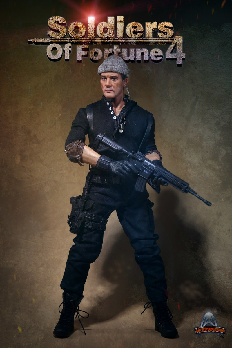 Art Figure AF-023 Soldiers Of Fortune 4 1/6 Figure Expendables