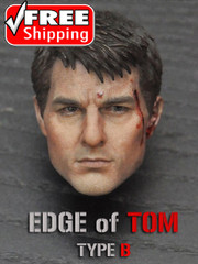Brother Production Edge of TOM 1/6 Scale Head Sculpt Battle Damaged Version