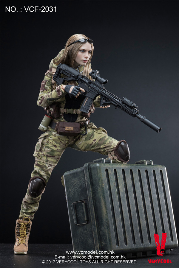 VERYCOOL 1/6 アメリカ陸軍 女性狙撃兵 ACU 迷彩服 フィギュア