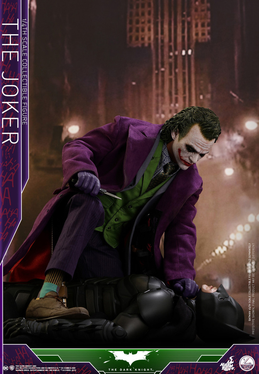 Hot Toys Qs010 The Joker 1 4th Scale Collectible Figure The Dark Knight Kghobby Toys And Models Store