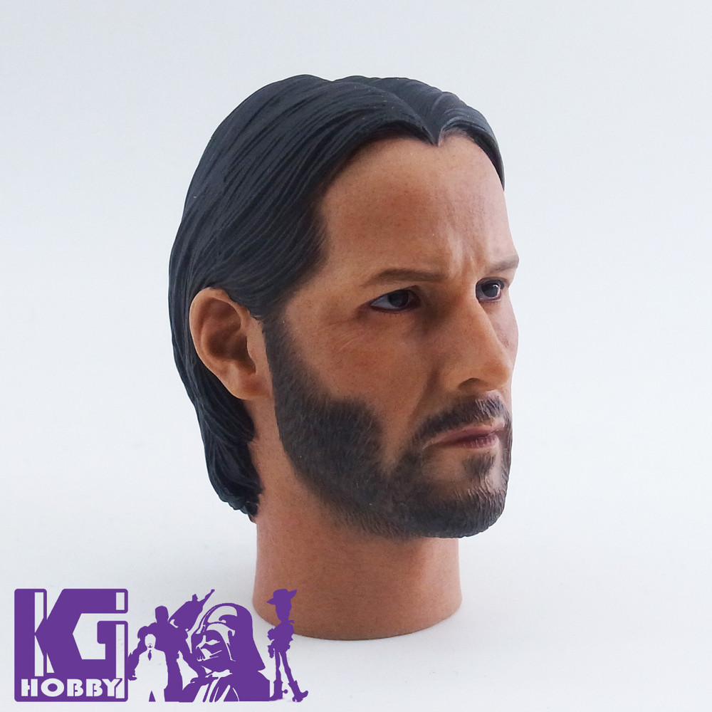 MGTOYS The Top Killer Keanu Reeves Head Sculpt Fit 1/6 Action Figure Model Hot 