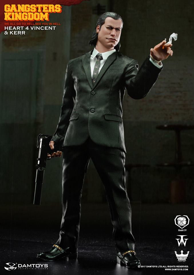 DAMTOYS GK015ギャングスターズ パルプフィクション ヴィンセント toyhaven: DAM TOYS GK015 Gangsters Kingdom 1/6th scale Heart