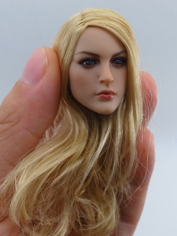 KIMI TOYS1/6 KT007 European female Head blonde hair for VERYCOOL PHICEN Body New 