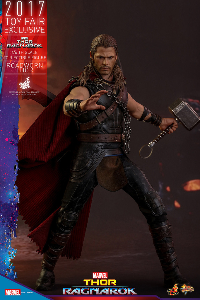 Hot Toys MMS416 Thor Ragnarok Roadworn Thor 1/6th Scale