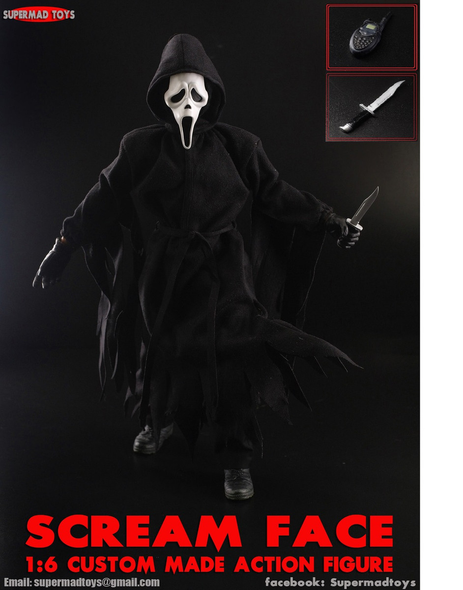 1 6 Scale Hot Scream Mask For 12 Action Figure - roblox lord publicaciones facebook